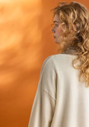 Organic wool sweater - undyed