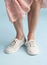 “Grace” organic cotton fabric shoes (feather 41)