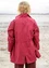 “Lucy” woven organic cotton parka (cranberry/patterned S)