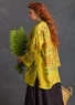 Bluse „Rose Garden“ aus Seide (ananas S/M)