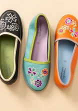 Nappa ballerina shoes - jade