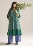 “Suzani” woven organic cotton dress (mint XL)