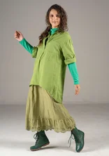 Woven shirt in organic cotton/linen - cicada