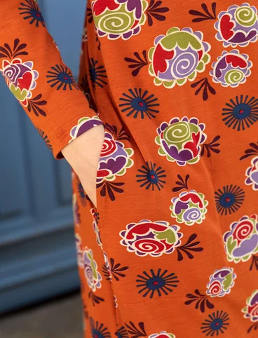 Robe "Maya" en jersey de lyocell/élasthanne - henné