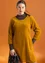 Organic cotton/recycled polyester velour tunic (curry XXL)