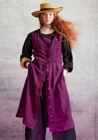 Robe sans manches "Ori" en lin - allium