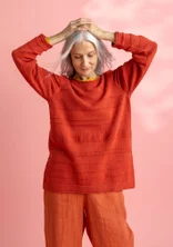 “Edna” recycled cotton favourite sweater - copper