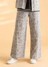 “Hazel” jersey pants in organic cotton/spandex (light grey S)