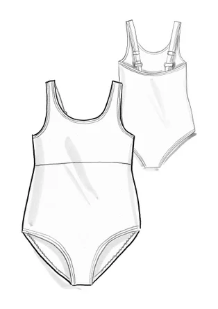 “Sunshine” recycled polyamide/elastane swimsuit - black