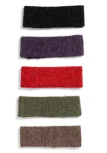 Headband in an alpaca blend - black