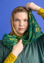 Sjaal "Hedda" van biologisch katoen  - malachiet