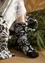 Socken „Vinterros“ aus Wollfrottee (schwarz S/M)