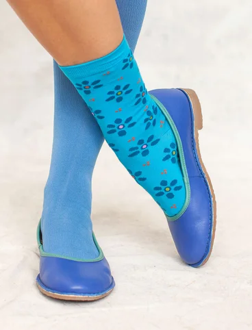 “Ester” nappa ballerina shoes - sky blue