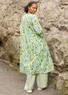 “Stockholm” woven dress in organic cotton (cicada S)